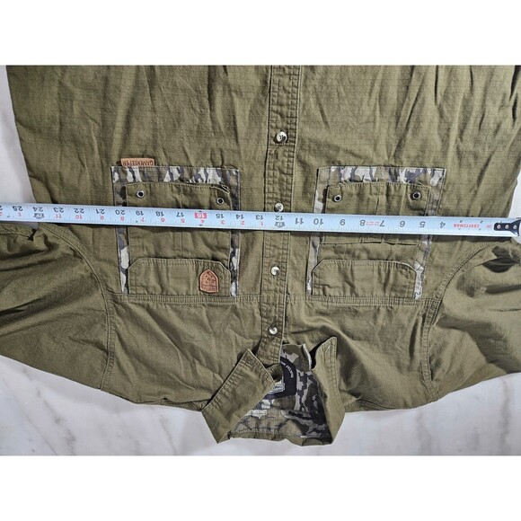 Gamekeeper Men's Short Button Up / Pockets Camo Shirt Size XL - Picture 7 of 11